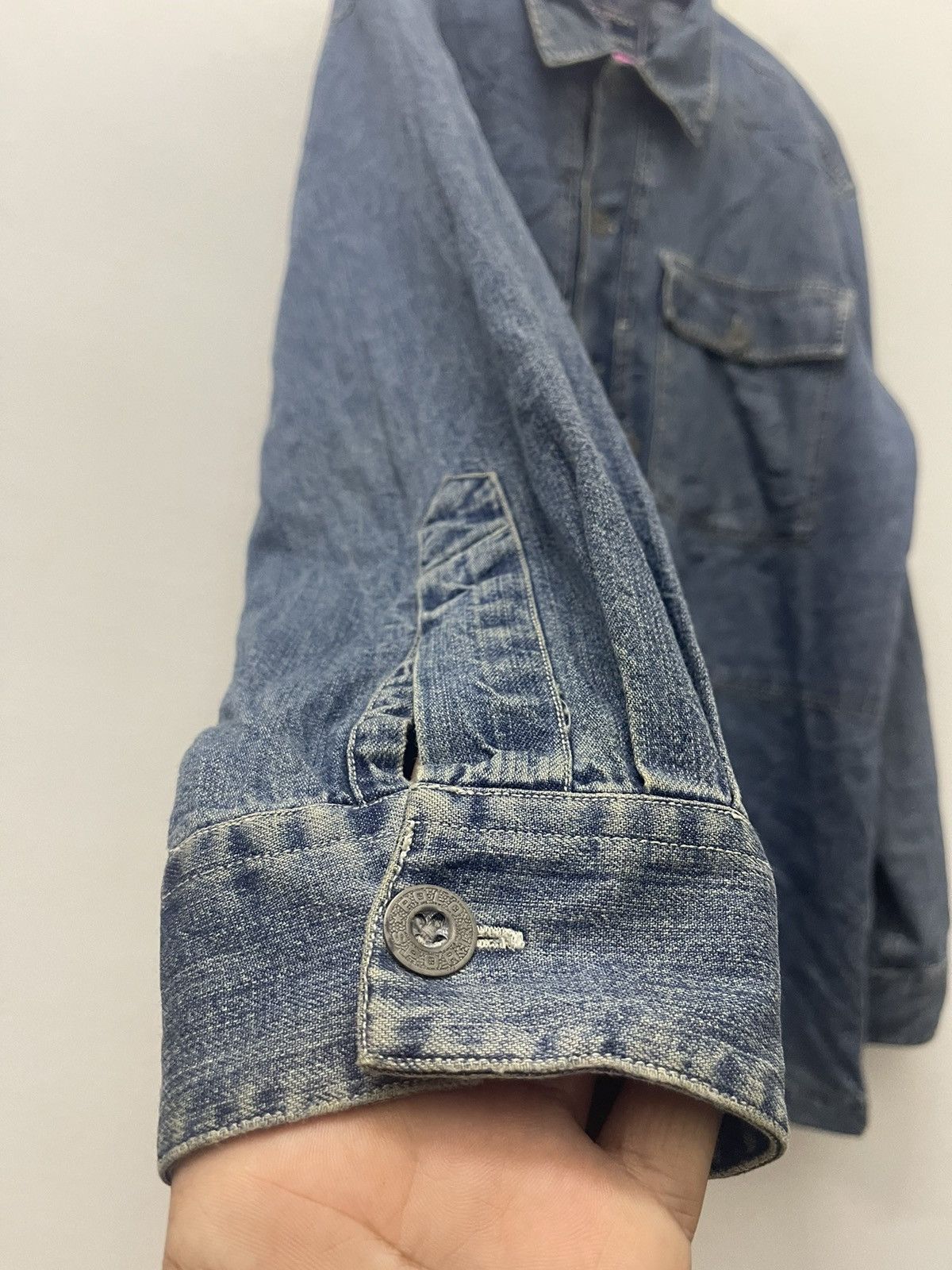 Polo Ralph Lauren Rare Vintage POLO SPORT RALPH LAUREN Denim Copper Button Up Size US L / EU 52-54 / 3 - 2 Thumbnail