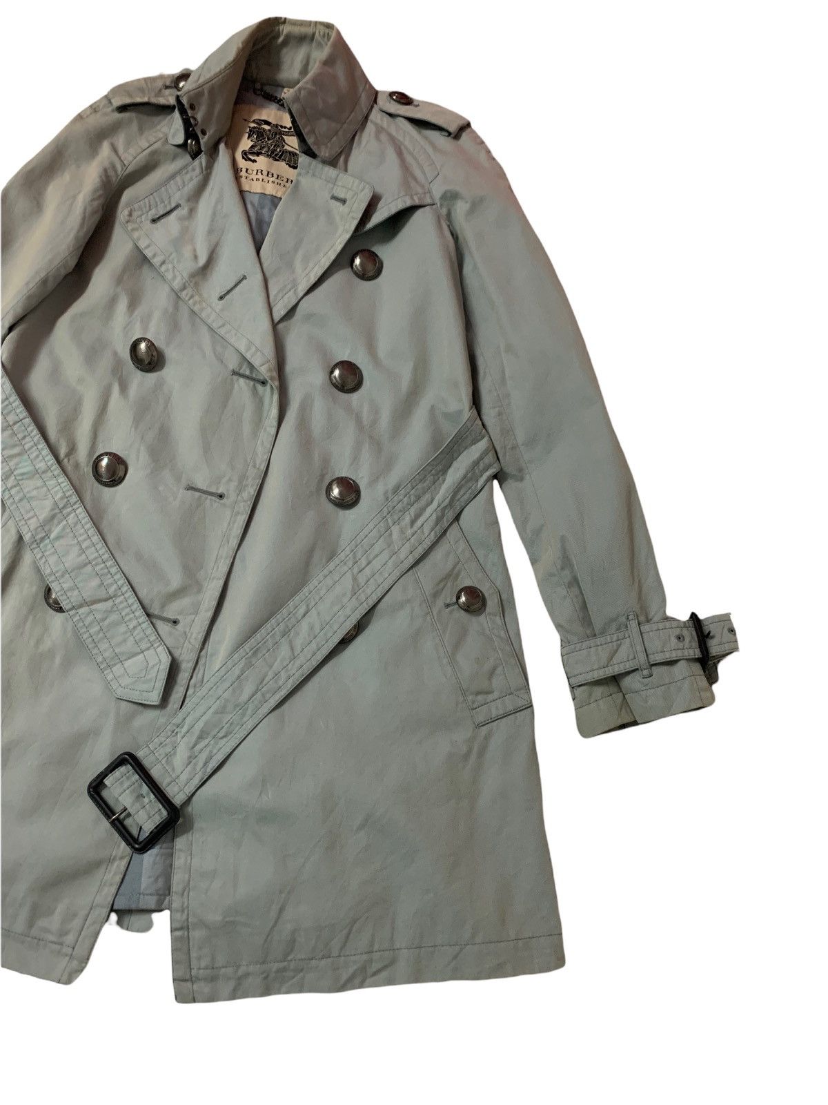 Burberry Burberry Trench Coat Double Breasted Size S / US 4 / IT 40 - 3 Thumbnail
