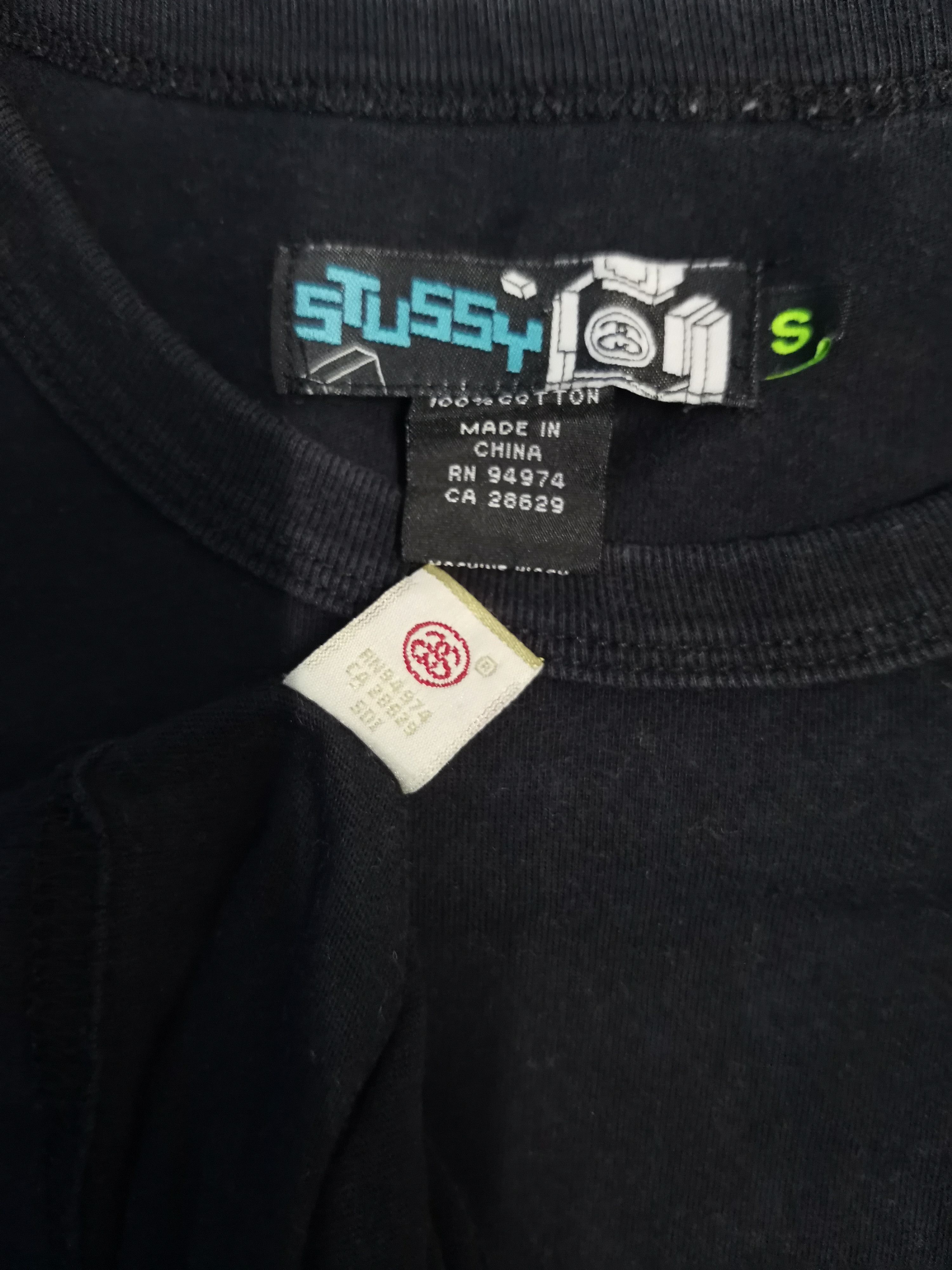 Stussy Rare Stussy Single Pocket Tee Big Logo Spell Out Streetwear Size US M / EU 48-50 / 2 - 5 Thumbnail