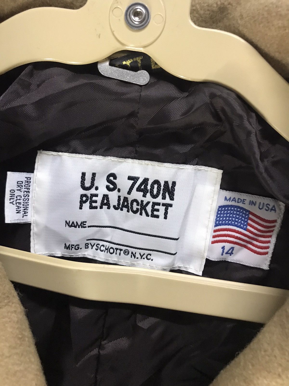 Schott × Vintage Vintage Schott u.s 740N peajacket Size US XS / EU 42 / 0 - 3 Thumbnail