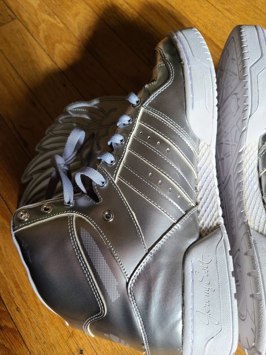 jeremy scott adidas wings silver