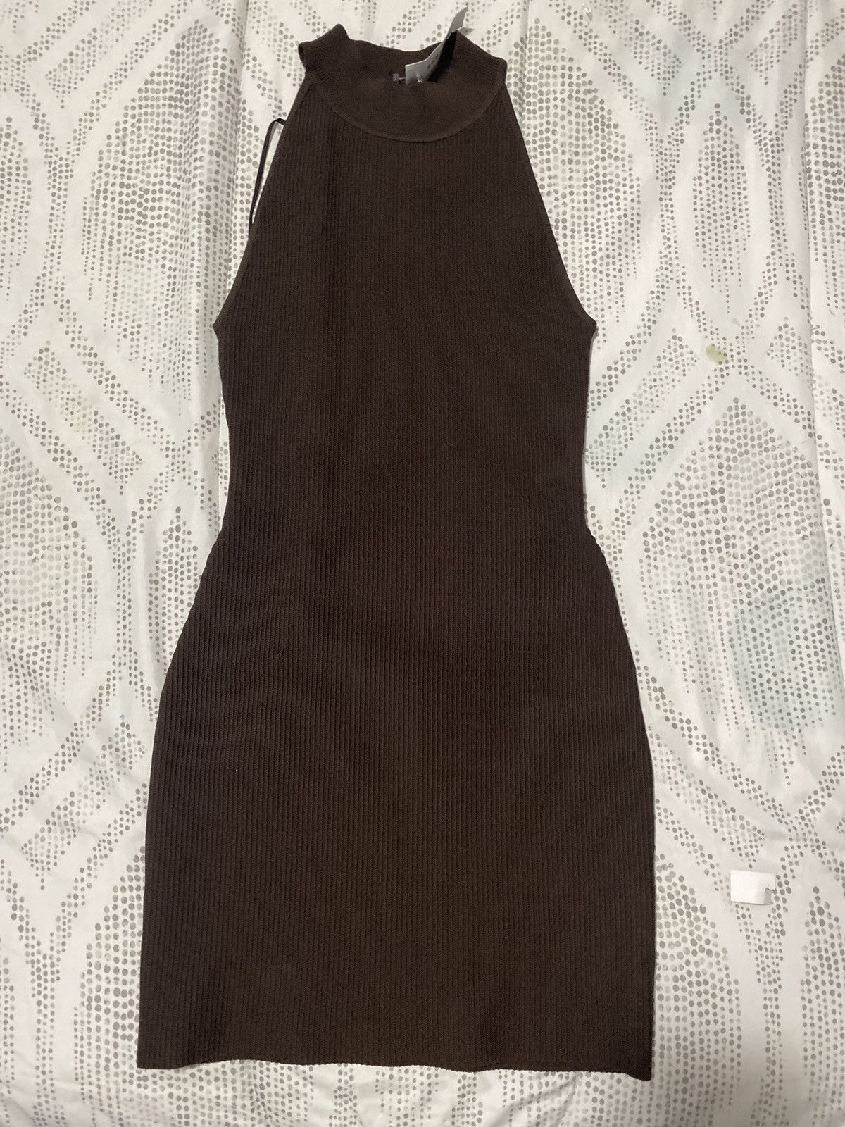 jaded london dress knit Fine Spacedye Knit Cut Out Maxi Beach Dress main image 1