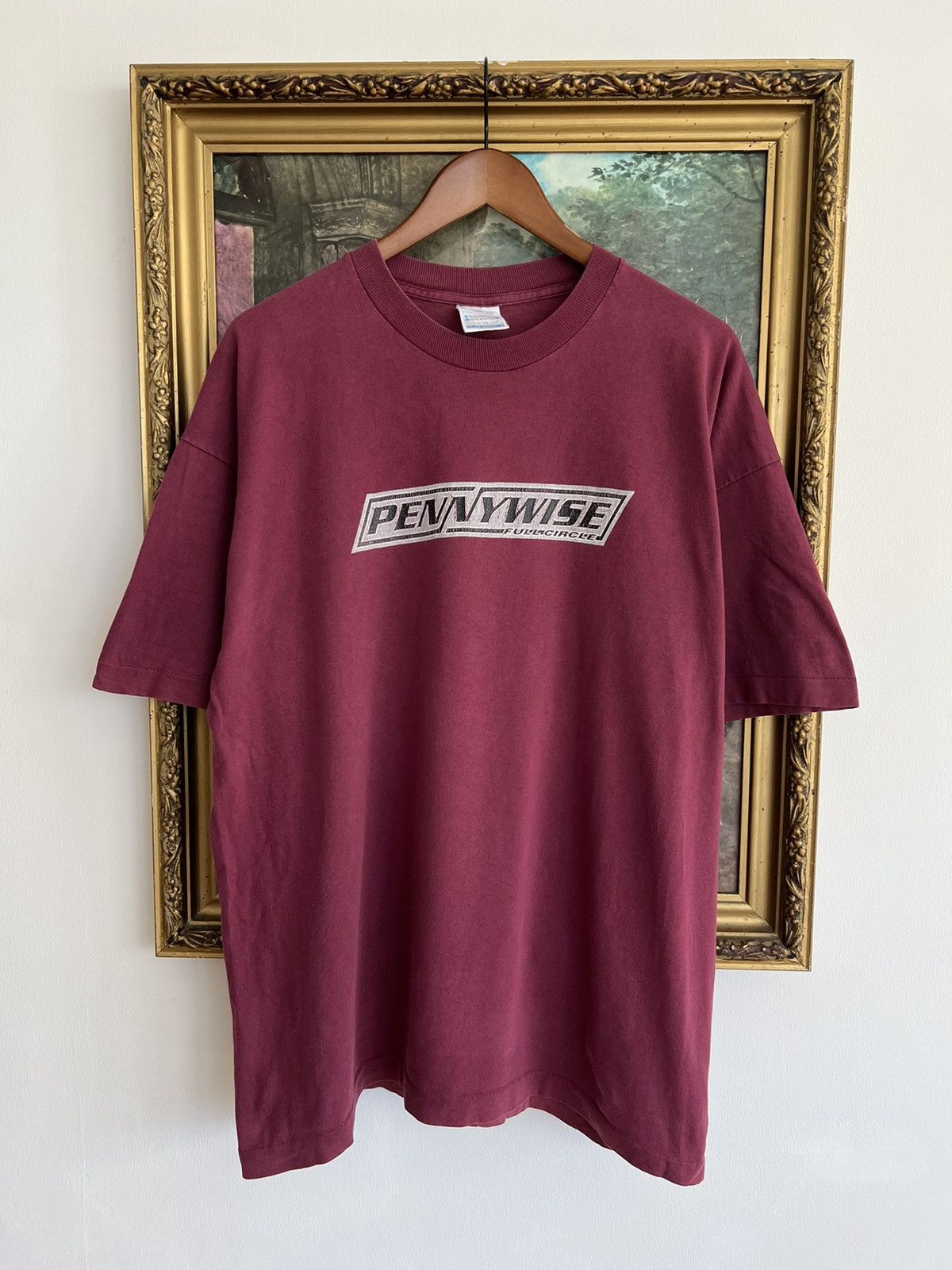 Band Tees Vintage 90s Pennywise Full Circle Punk Rock Band Tee Size US XL / EU 56 / 4 - 1 Thumbnail