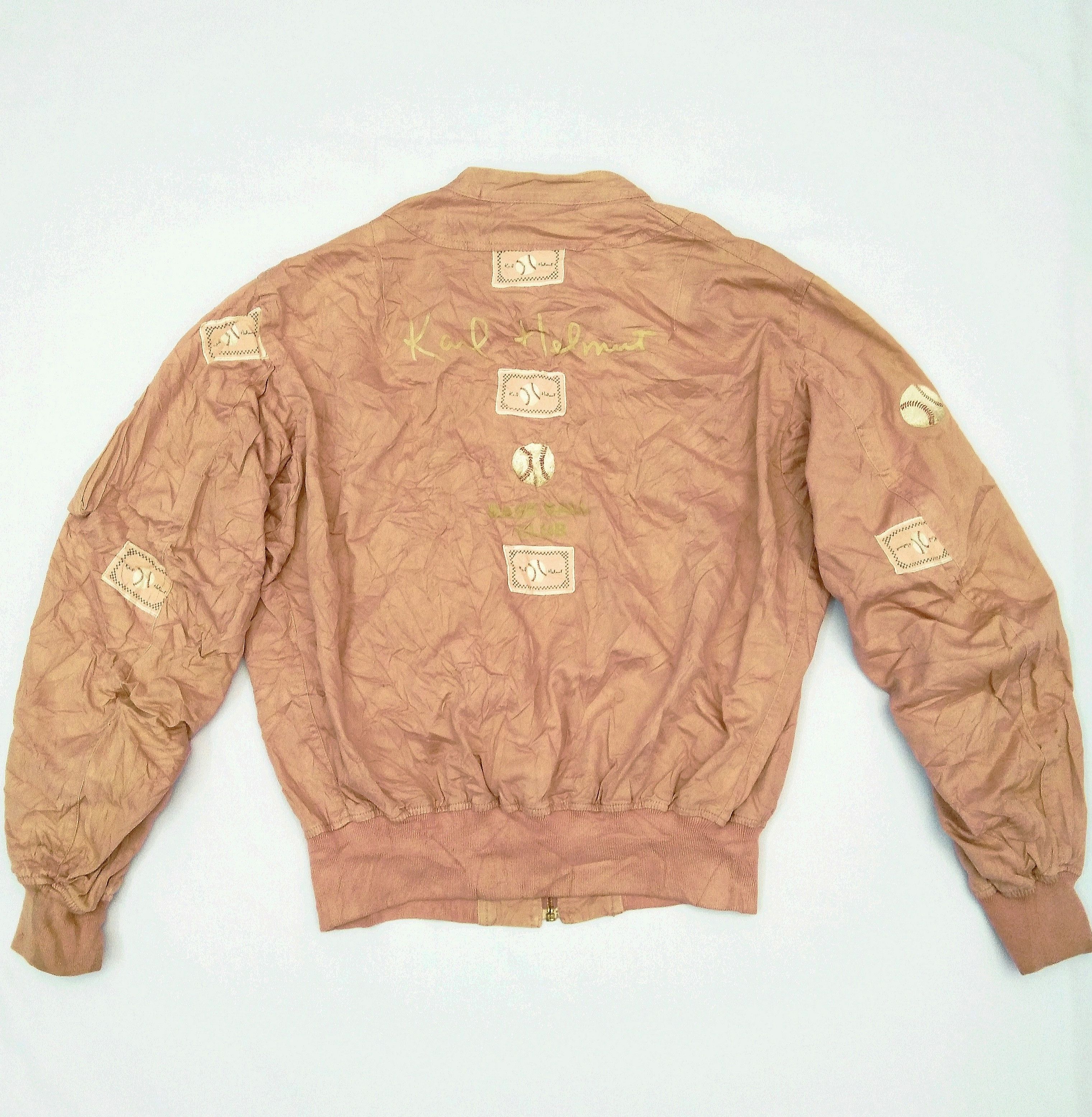 Japanese Brand Vintage Karl Helmut x Baseball Club Bombers Jacket Size US L / EU 52-54 / 3 - 4 Thumbnail