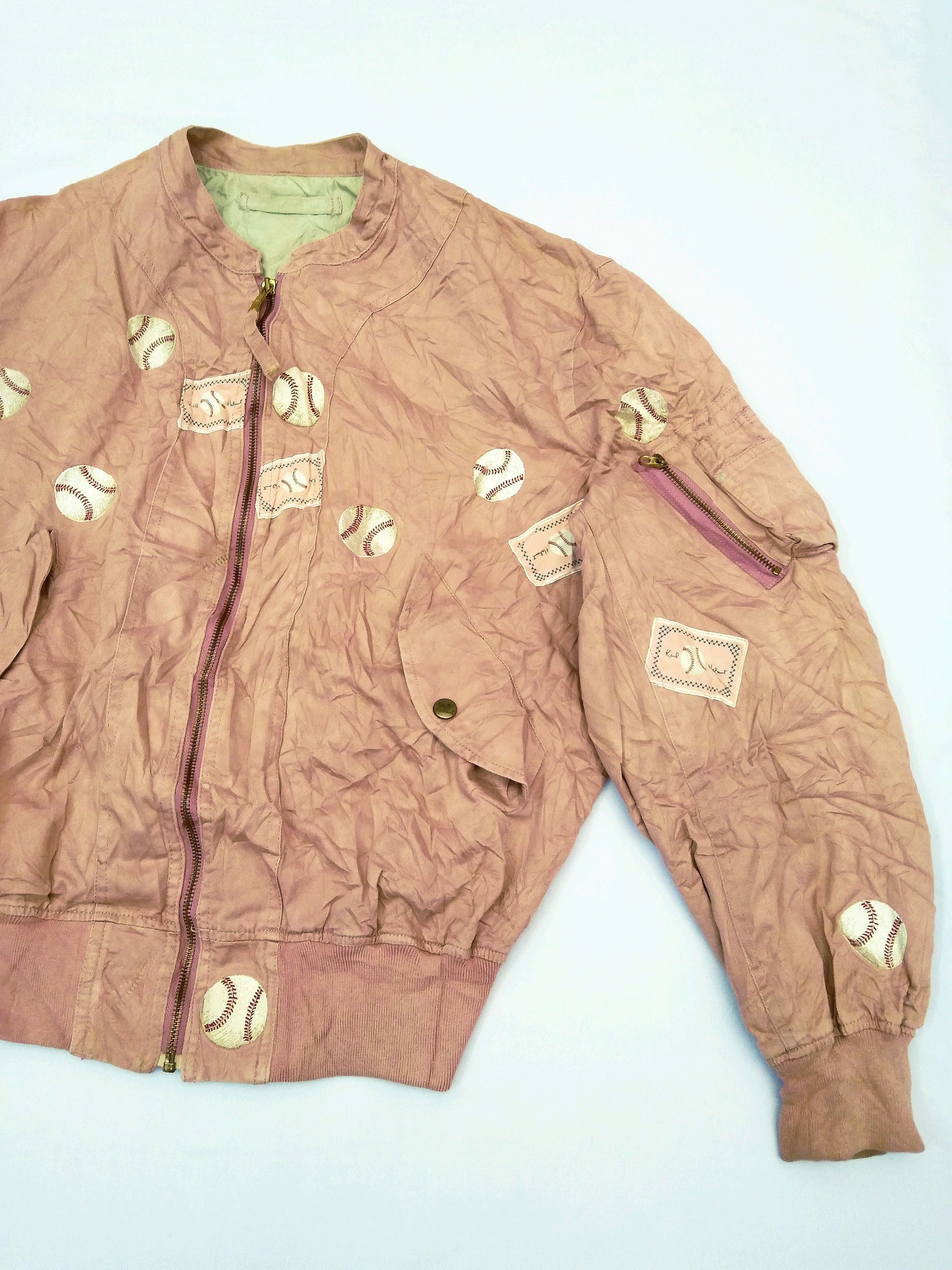 Japanese Brand Vintage Karl Helmut x Baseball Club Bombers Jacket Size US L / EU 52-54 / 3 - 2 Thumbnail