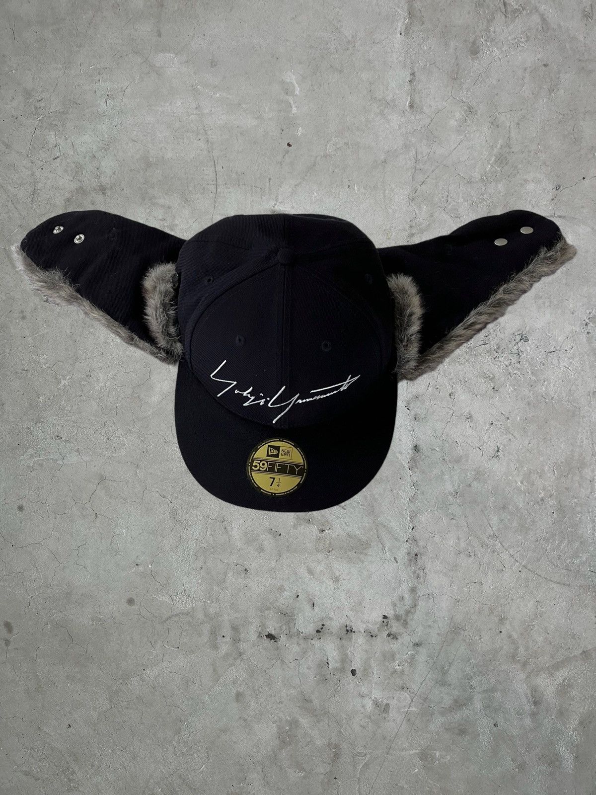 Yohji Yamamoto Yohji Yamamoto Ear Flap 59Fifty 7 1/4 Fitted Hat Size ONE SIZE - 4 Thumbnail