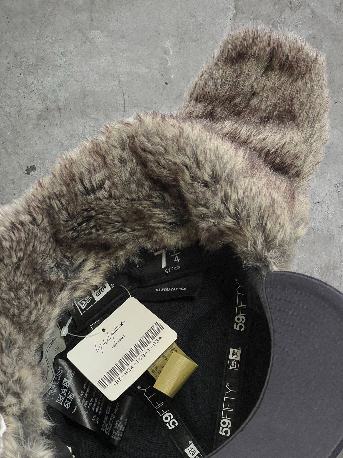 Yohji Yamamoto Yohji Yamamoto Ear Flap 59Fifty 7 1/4 Fitted Hat Size ONE SIZE - 11 Thumbnail