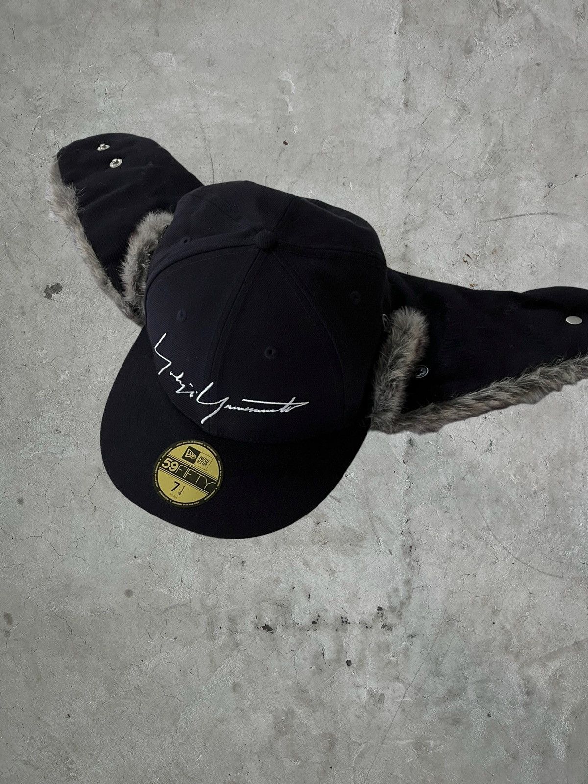 Yohji Yamamoto Yohji Yamamoto Ear Flap 59Fifty 7 1/4 Fitted Hat Size ONE SIZE - 3 Thumbnail