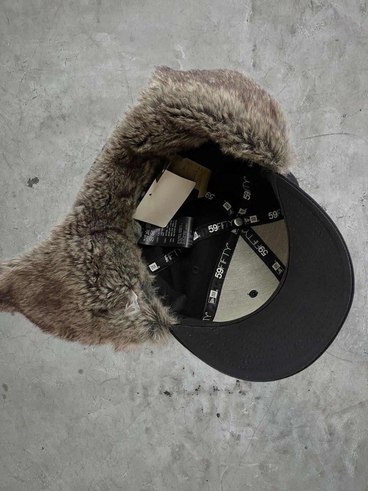 Yohji Yamamoto Yohji Yamamoto Ear Flap 59Fifty 7 1/4 Fitted Hat Size ONE SIZE - 10 Thumbnail