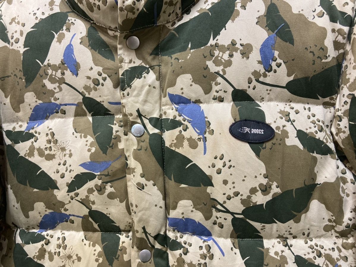 Designer × Japanese Brand Japanese Flower Motive Print Overall Puffer Military Jacket Size US XL / EU 56 / 4 - 9 Thumbnail