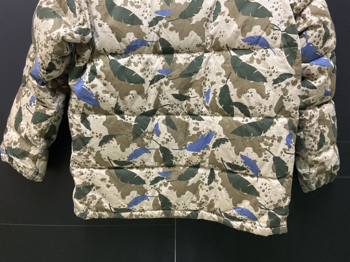 Designer × Japanese Brand Japanese Flower Motive Print Overall Puffer Military Jacket Size US XL / EU 56 / 4 - 8 Thumbnail