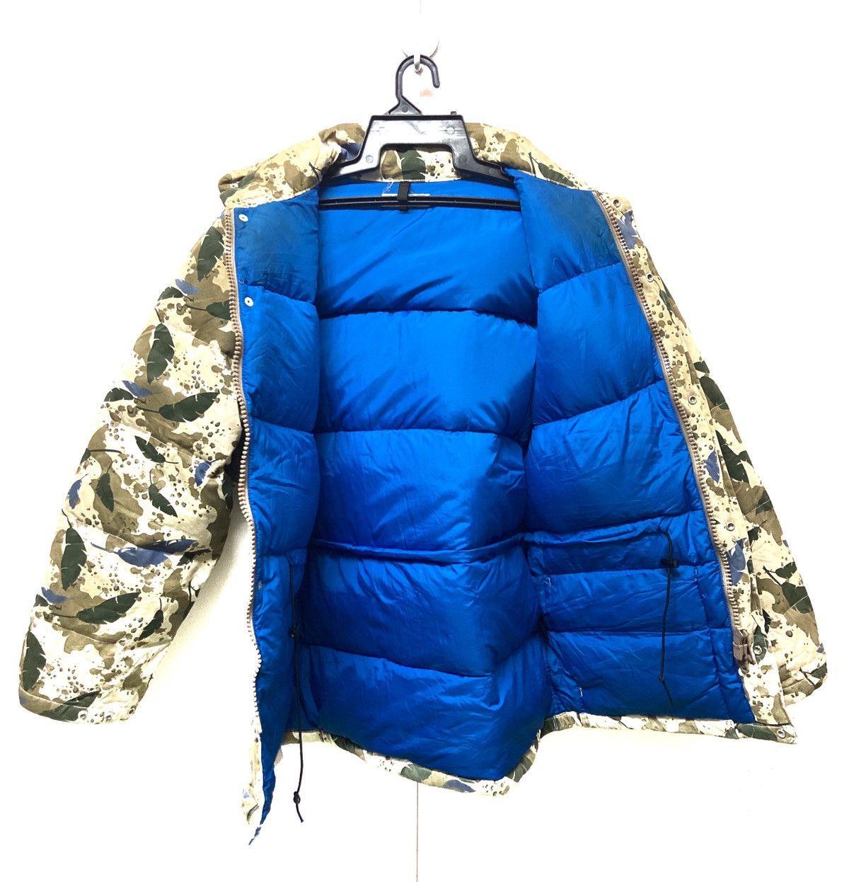 Designer × Japanese Brand Japanese Flower Motive Print Overall Puffer Military Jacket Size US XL / EU 56 / 4 - 4 Thumbnail