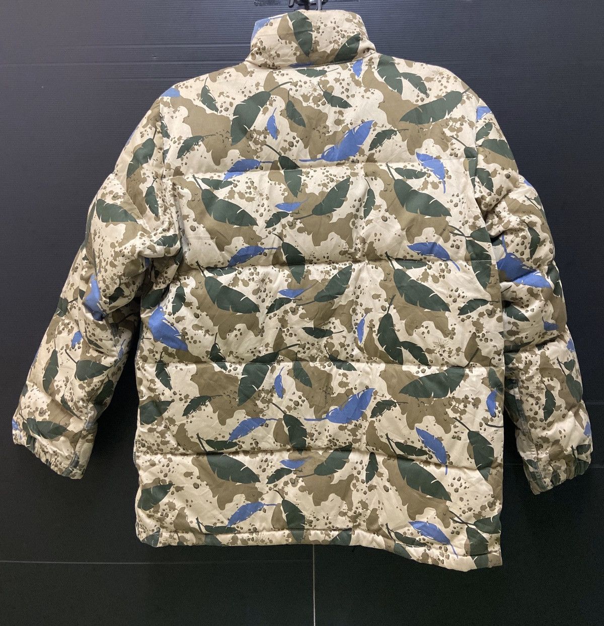 Designer × Japanese Brand Japanese Flower Motive Print Overall Puffer Military Jacket Size US XL / EU 56 / 4 - 2 Thumbnail