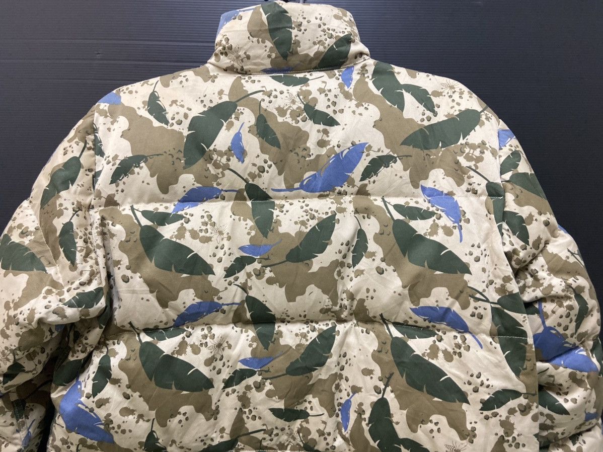Designer × Japanese Brand Japanese Flower Motive Print Overall Puffer Military Jacket Size US XL / EU 56 / 4 - 7 Thumbnail