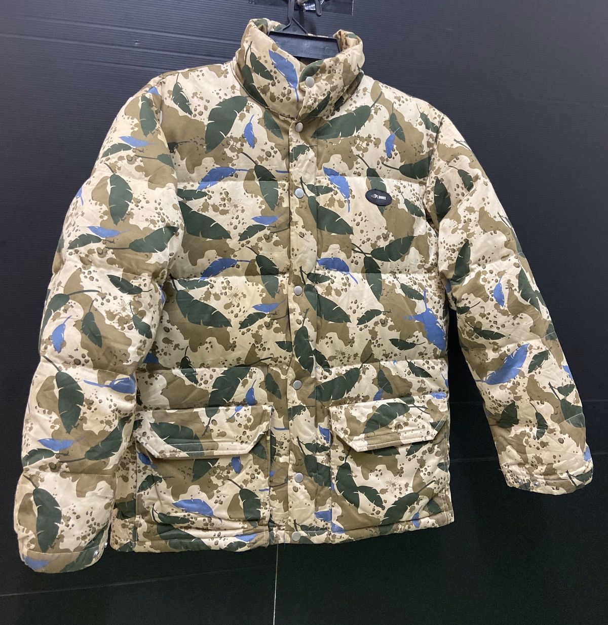 Designer × Japanese Brand Japanese Flower Motive Print Overall Puffer Military Jacket Size US XL / EU 56 / 4 - 3 Thumbnail