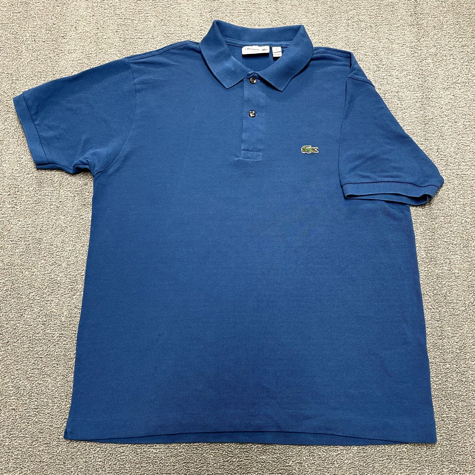 Lacoste Lacoste Shirt Men Large Blue Collared Golf Alligator Logo ...