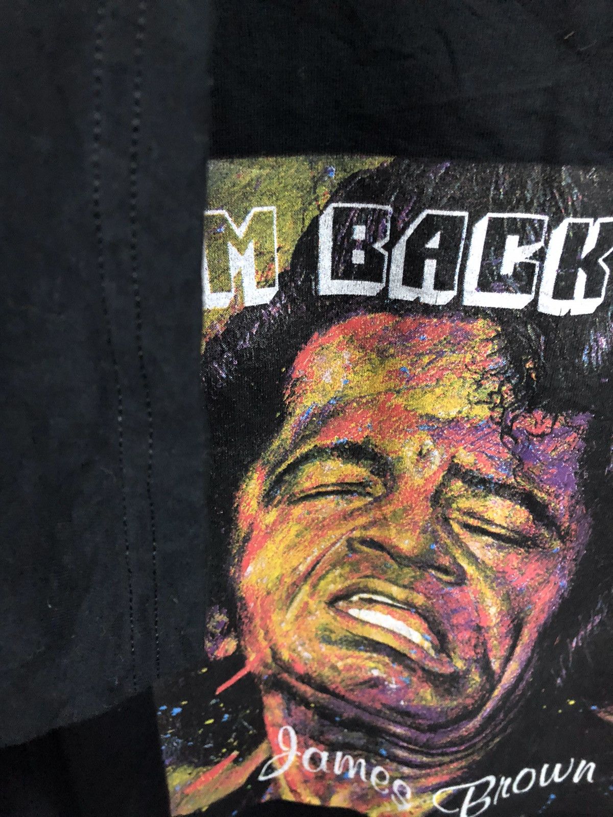 Band Tees × Vintage Vintage 90s James Brown I’m back Shirt Size US XL / EU 56 / 4 - 7 Thumbnail
