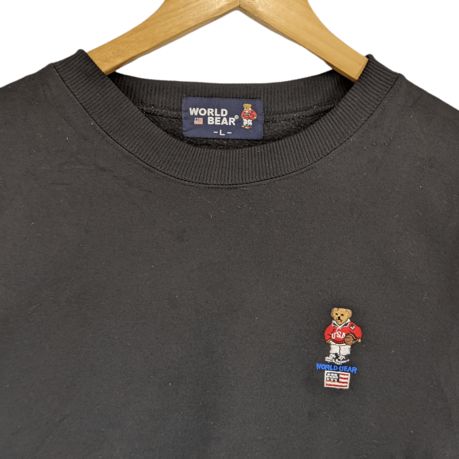Japanese Brand WORLD BEAR Polo Jumper Sweatshirt Size US M / EU 48-50 / 2 - 4 Thumbnail