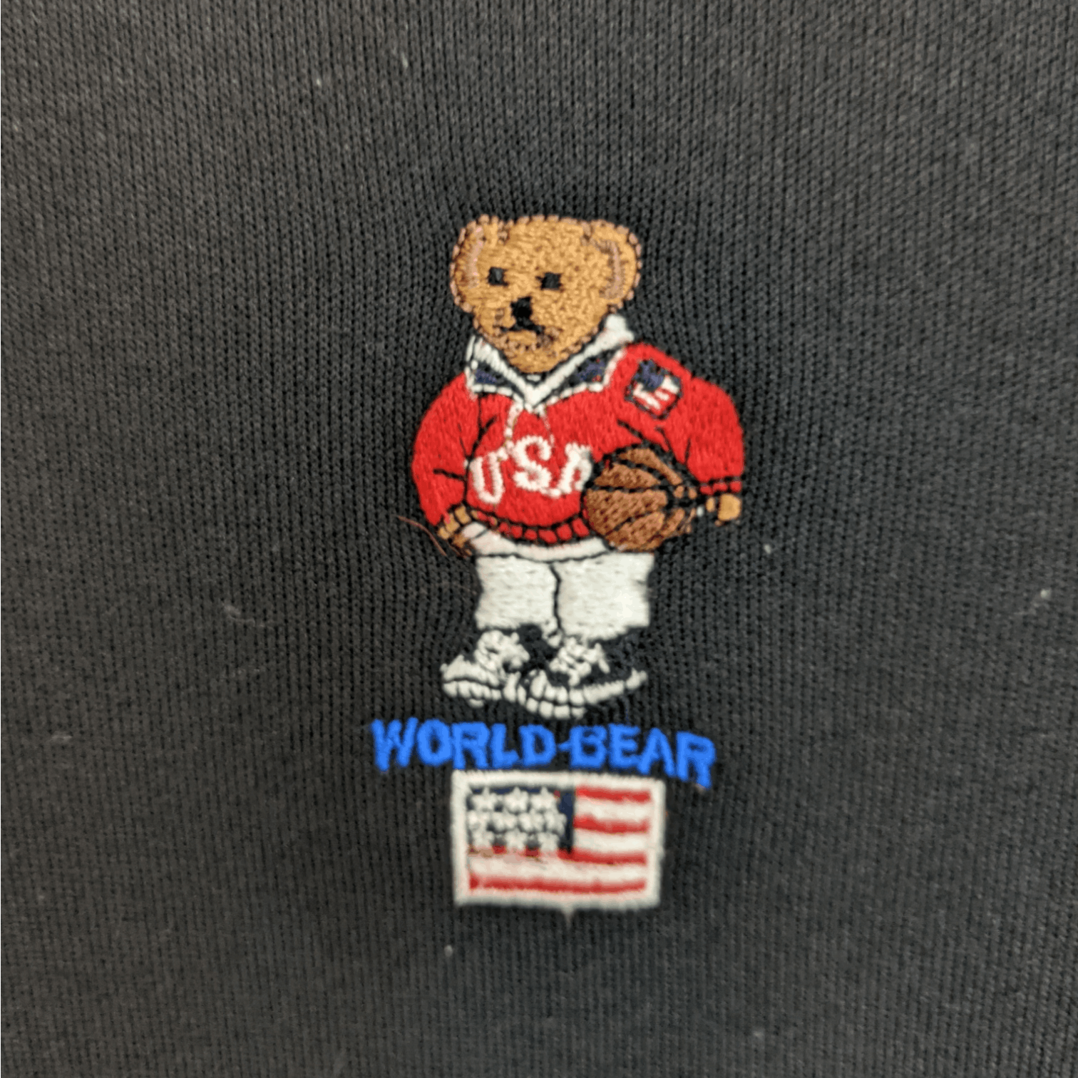 Japanese Brand WORLD BEAR Polo Jumper Sweatshirt Size US M / EU 48-50 / 2 - 5 Thumbnail