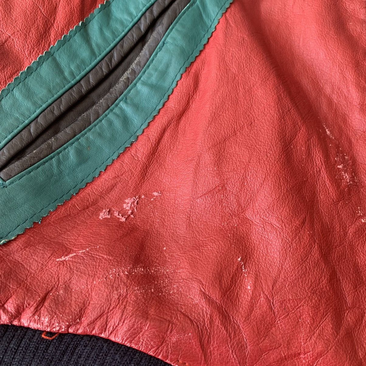 Japanese Brand Vintage L.A Studio Leather Bomber Jacket Size US S / EU 44-46 / 1 - 11 Thumbnail