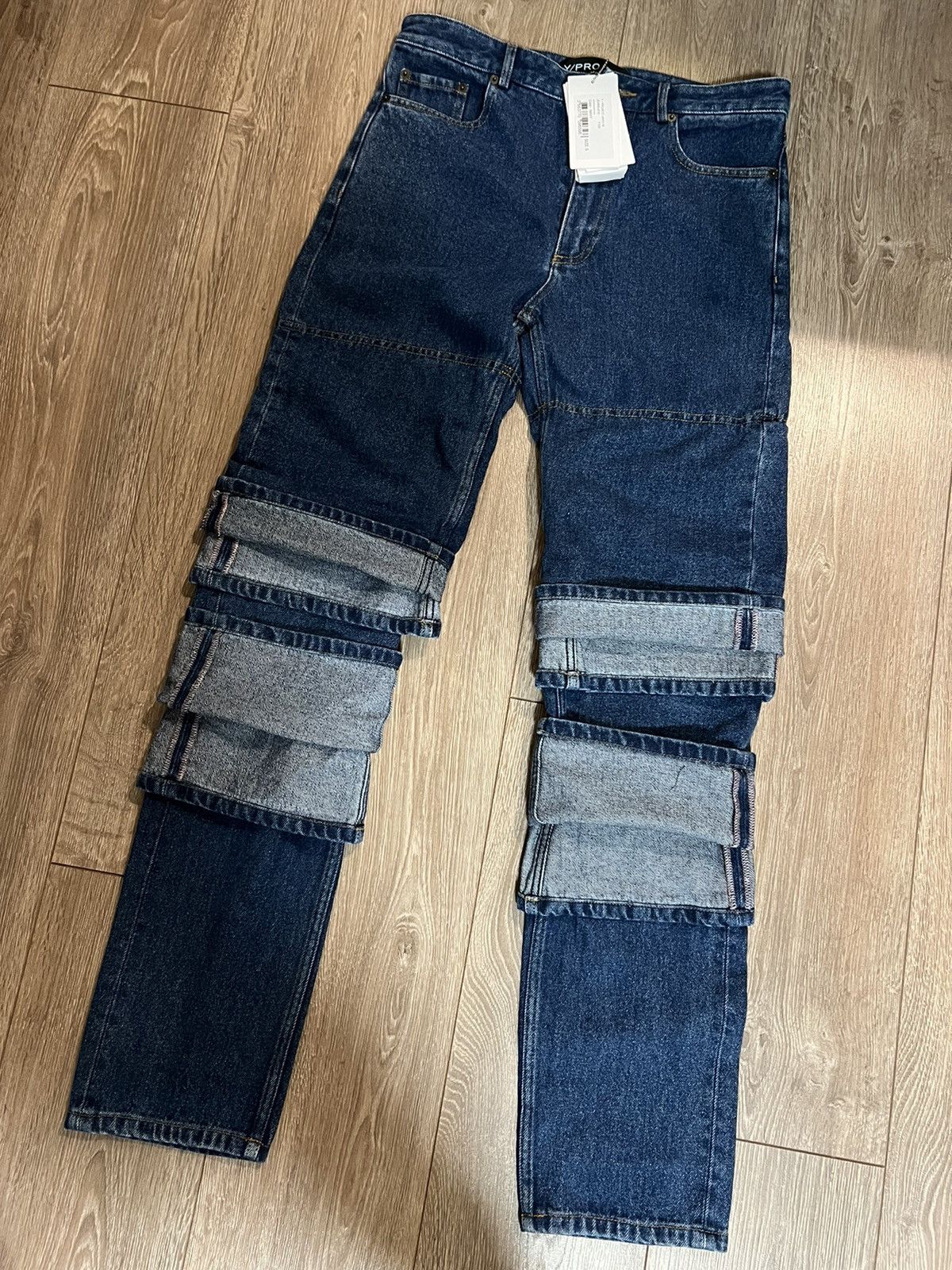 Y/Project Y/project patched layers jeans Size s Size US 30 / EU 46 - 2 Thumbnail