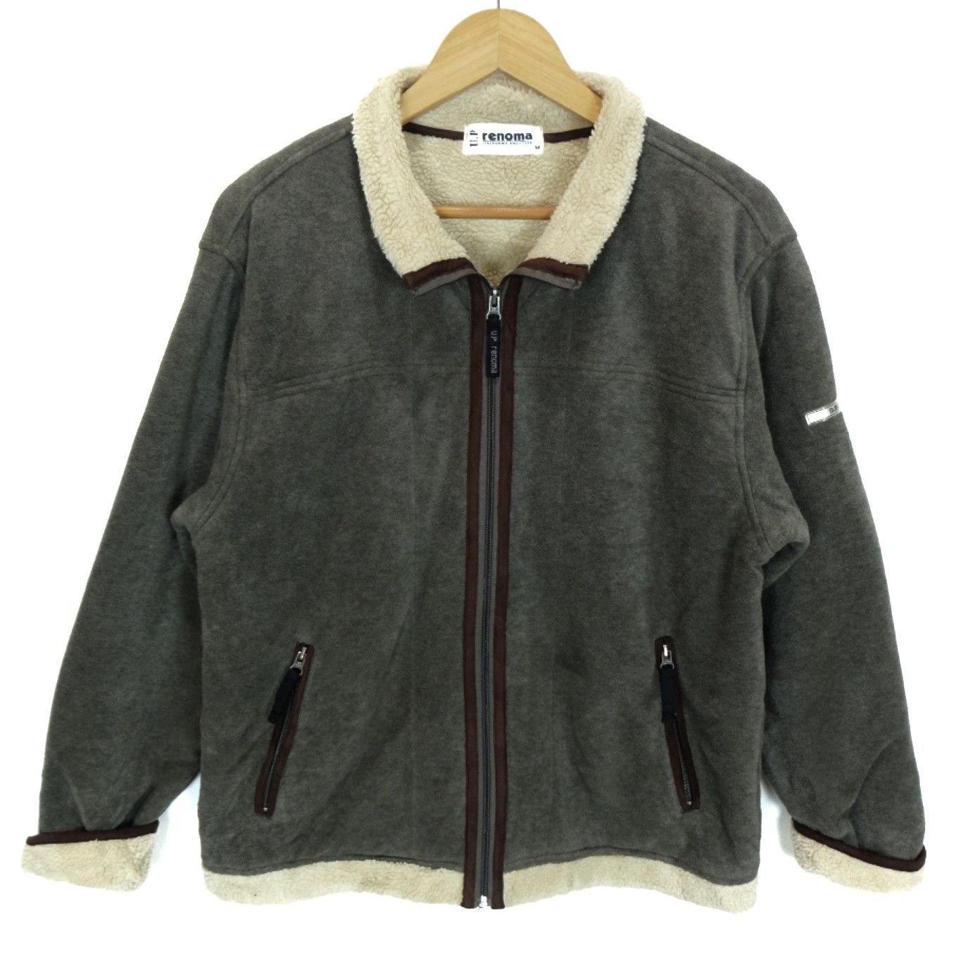 Renoma Vintage 90's UP RENOMA Fluffy Fleece Sherpa Jacket Size US M / EU 48-50 / 2 - 2 Thumbnail