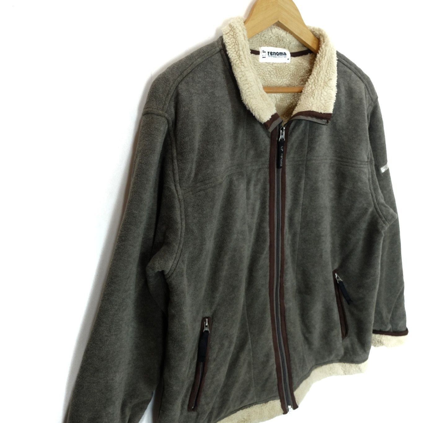Renoma Vintage 90's UP RENOMA Fluffy Fleece Sherpa Jacket Size US M / EU 48-50 / 2 - 3 Thumbnail
