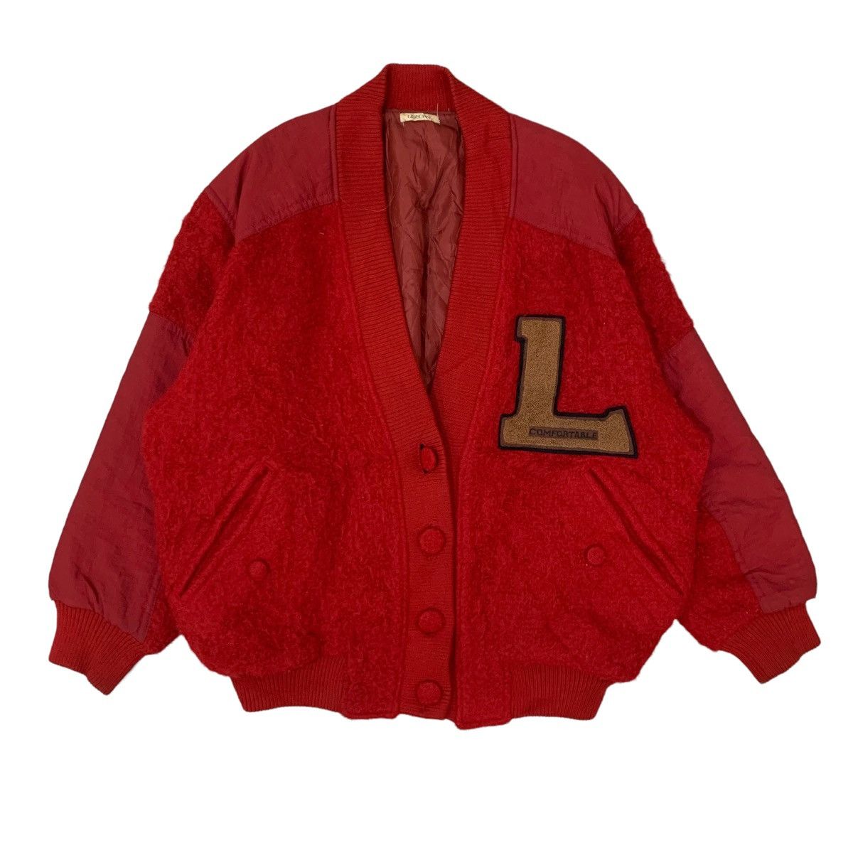 Japanese Brand Vintage Lisburn Wool Bomber Jacket Size US M / EU 48-50 / 2 - 1 Thumbnail