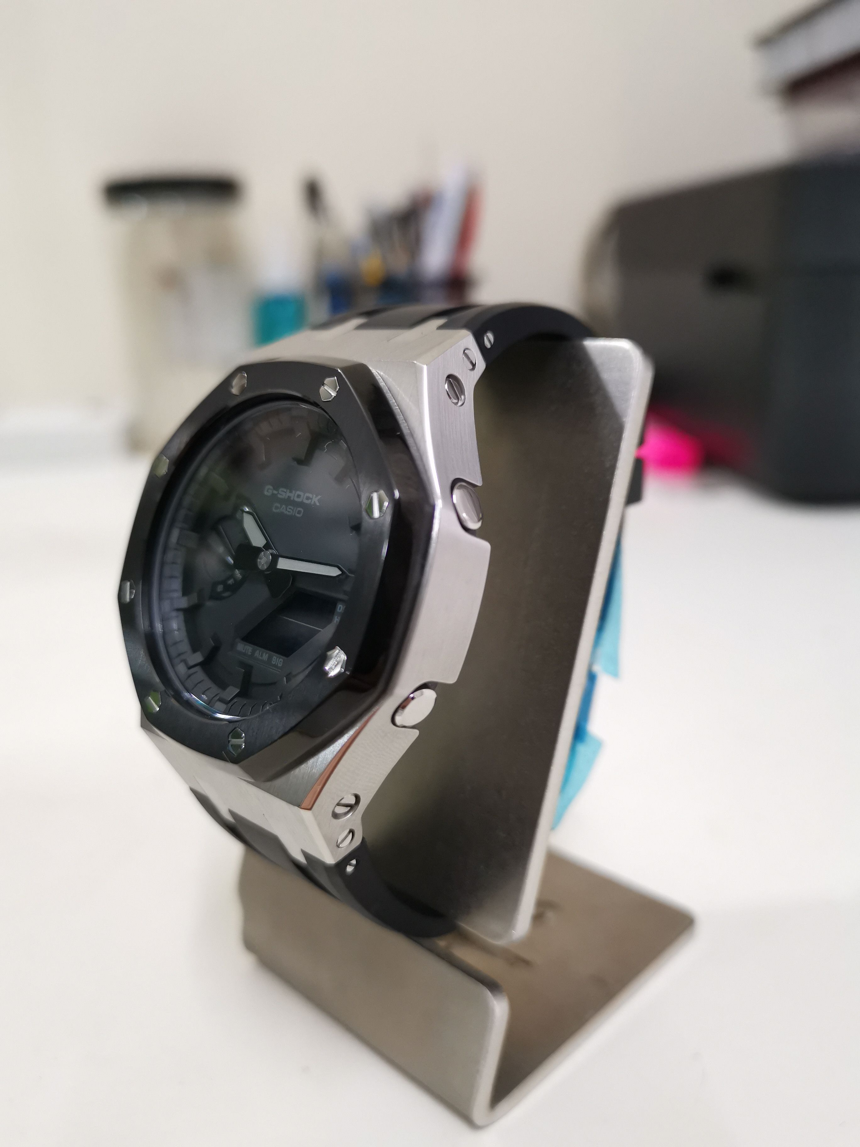 💥QUICK SALES💥G-Shock Casioak GA-2100 (Black Silver)