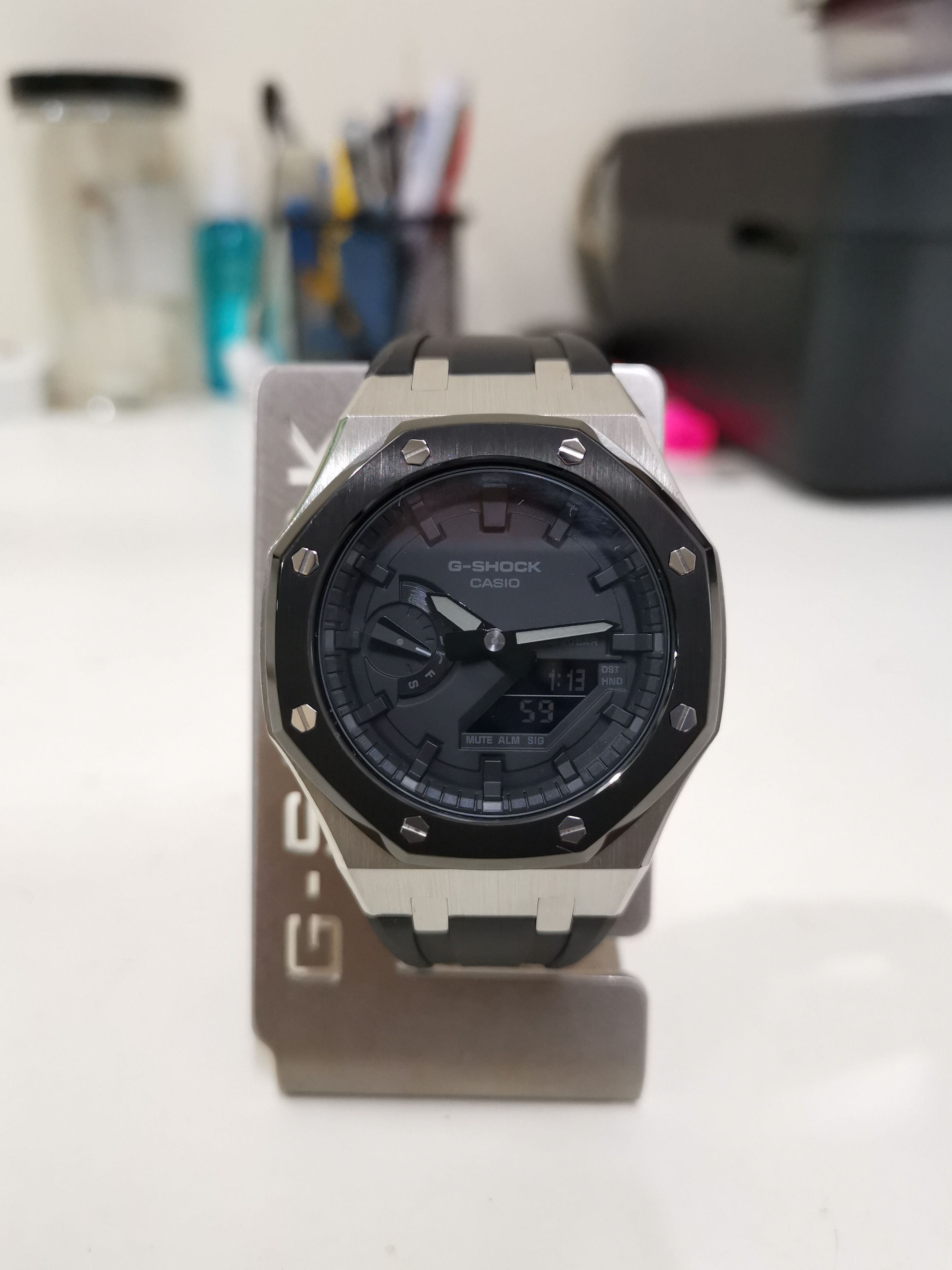 💥QUICK SALES💥G-Shock Casioak GA-2100 (Black Silver)
