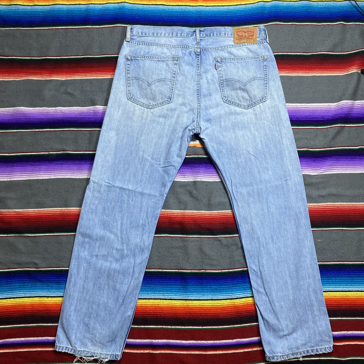Levi's Vintage Levi’s 505 Blue Light Washed Denim Size US 38 / EU 54 - 7 Thumbnail
