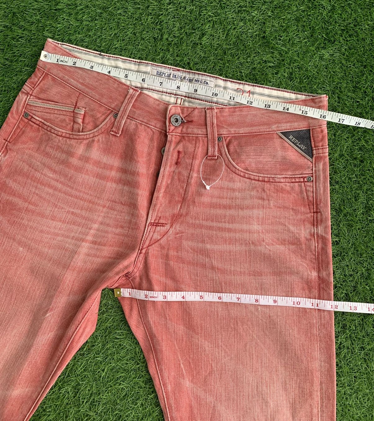 Diesel Vintage Distressed Replay Jeans Blue MFG.CO Size US 31 - 12 Thumbnail