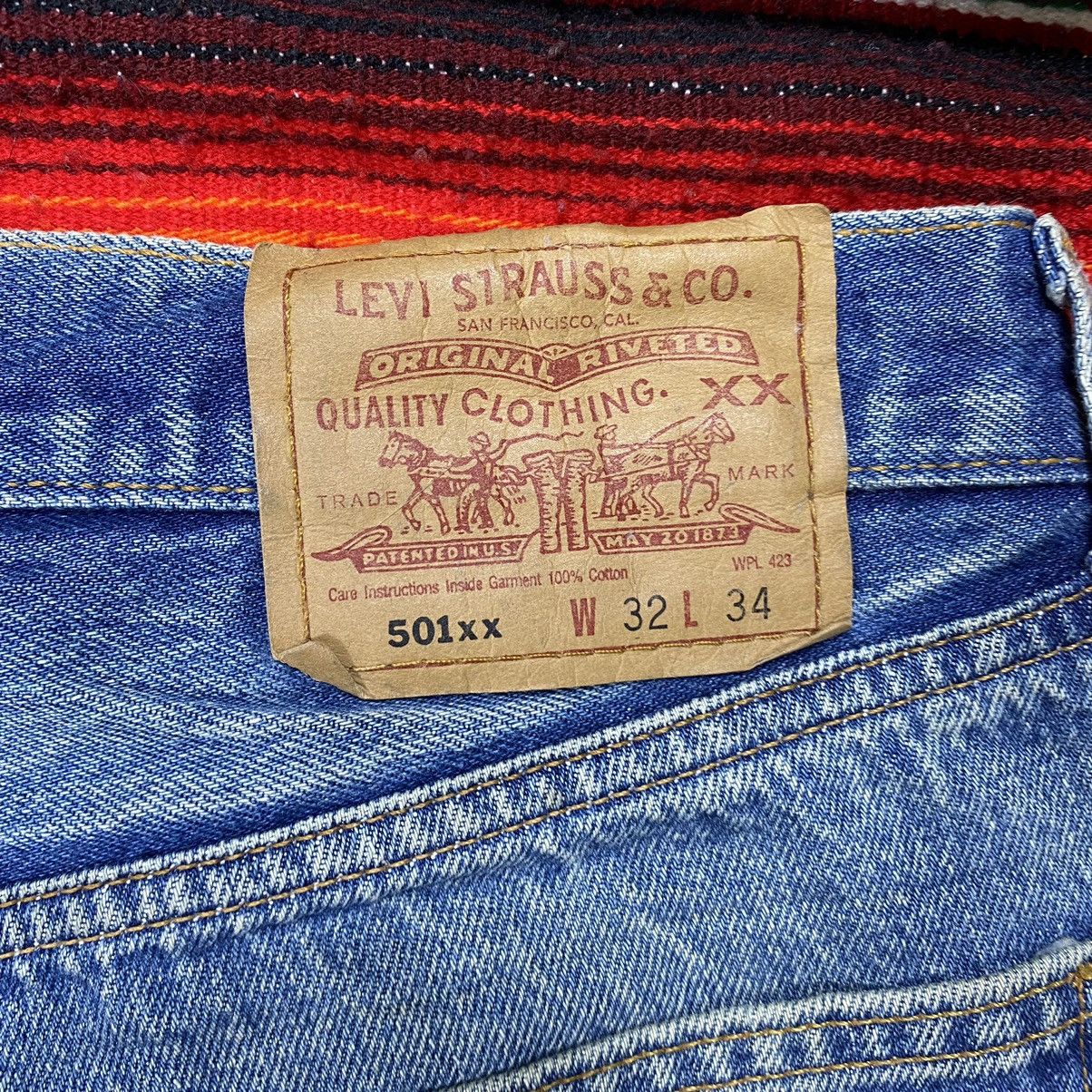 Levi's Vintage Levi’s 501xx Distressed Denim Size US 31 - 10 Thumbnail