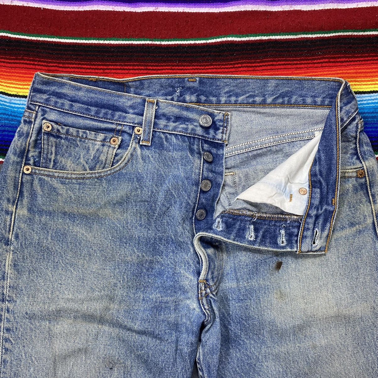 Levi's Vintage Levi’s 501xx Distressed Denim Size US 31 - 4 Thumbnail