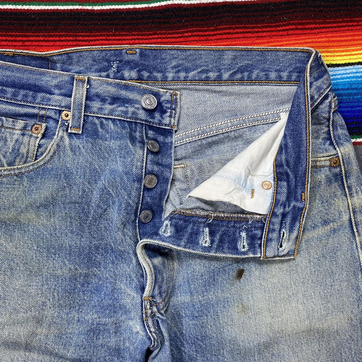 Levi's Vintage Levi’s 501xx Distressed Denim Size US 31 - 3 Thumbnail