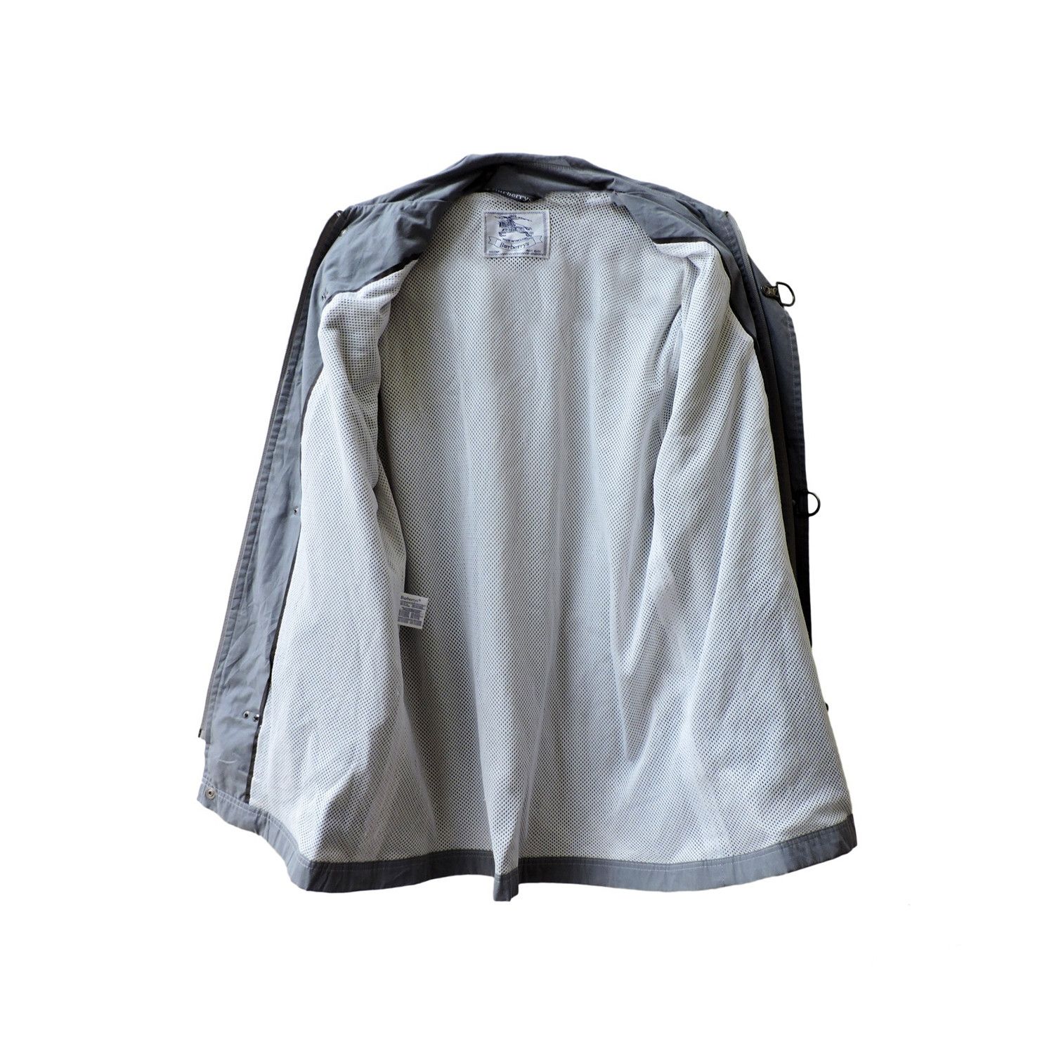 Burberry 90’S BURBERRYS REFLECTIVE LOGO TRENCH COAT JACKET Size US M / EU 48-50 / 2 - 3 Thumbnail