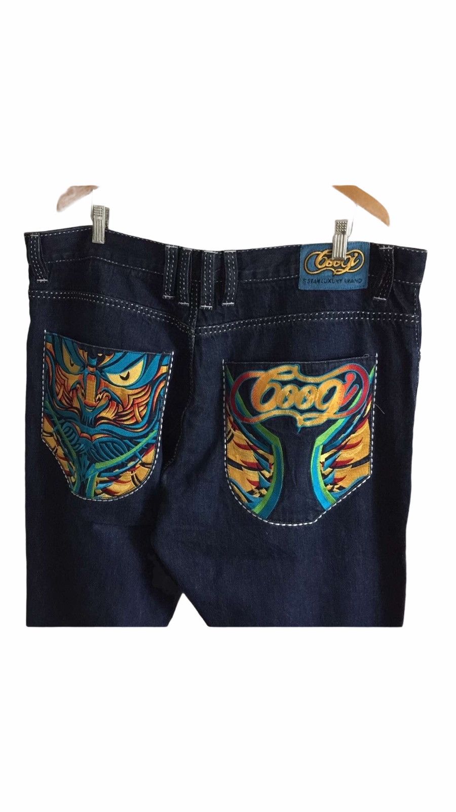 Coogi Coogi Multicolor Denim Jeans Trouser Pants Pop Art Styled Size US 42 / EU 58 - 2 Thumbnail