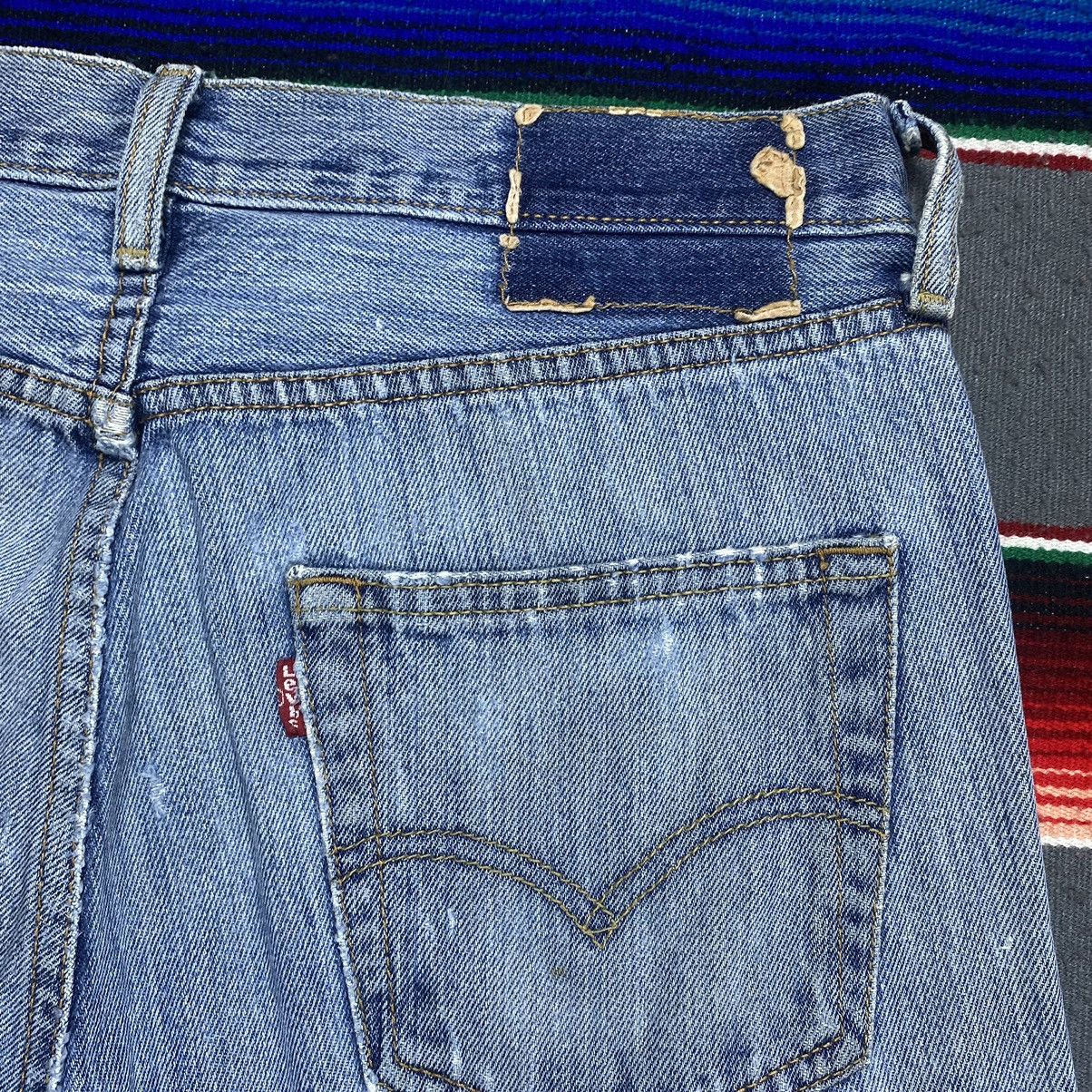 Levi's Vintage Levi’s 501 Y2k Distressed Denim Size US 32 / EU 48 - 11 Thumbnail