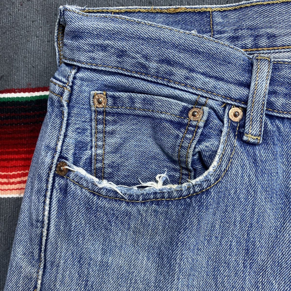 Levi's Vintage Levi’s 501 Y2k Distressed Denim Size US 32 / EU 48 - 6 Thumbnail