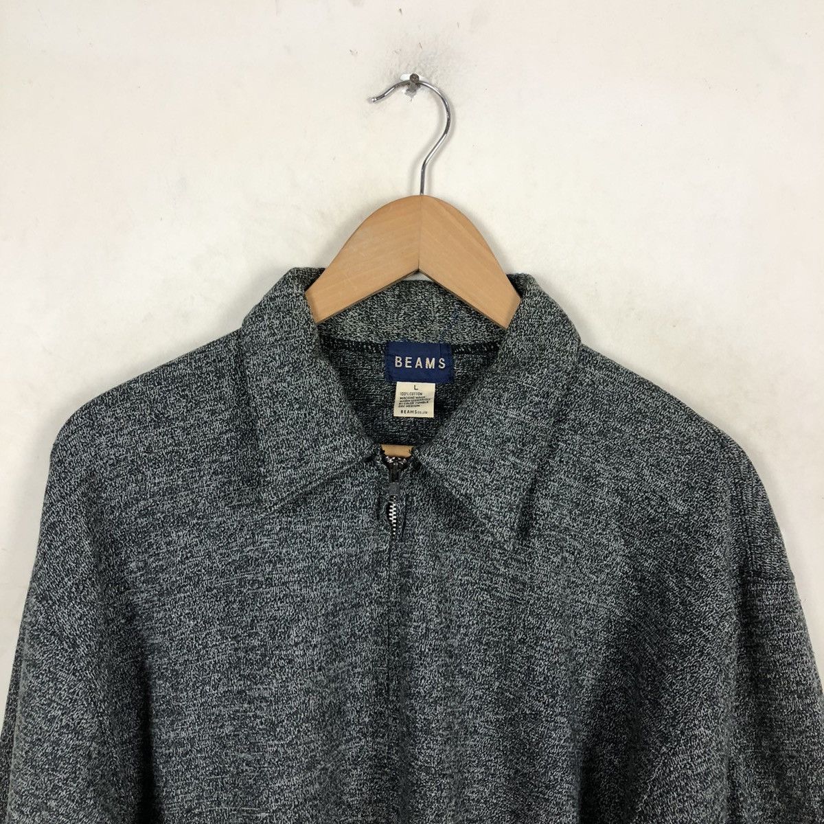 Beams Plus ZIPPER JACKET BEAMS GREY Size US L / EU 52-54 / 3 - 3 Thumbnail