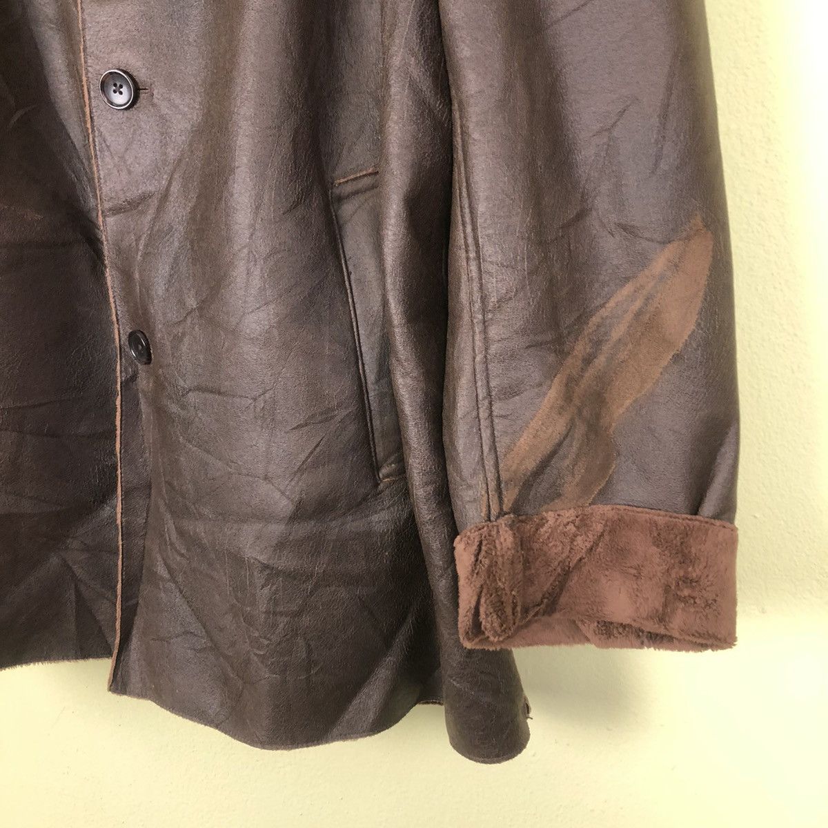 Japanese Brand Soft Leather Jacket Kansai Jeans Size US L / EU 52-54 / 3 - 3 Thumbnail