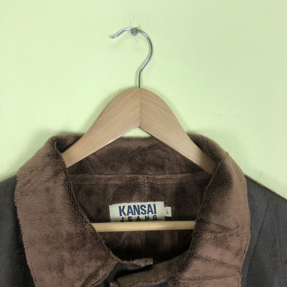 Japanese Brand Soft Leather Jacket Kansai Jeans Size US L / EU 52-54 / 3 - 4 Thumbnail