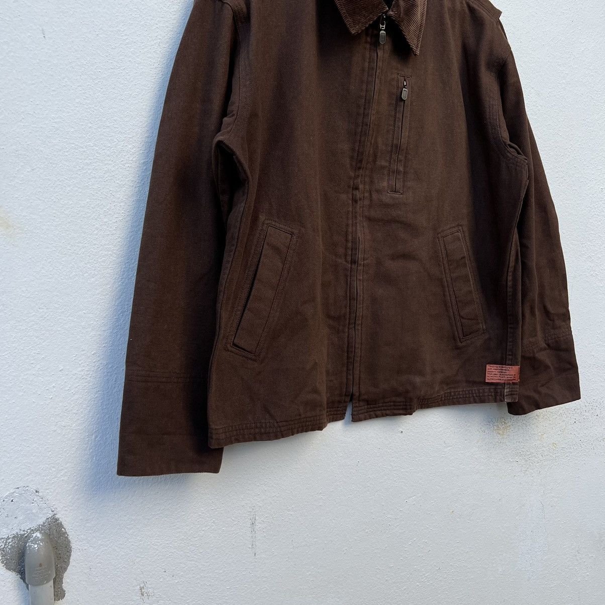 Japanese Brand VINTAGE HIKORY CHORE JACKET TRADING JAPAN Size US L / EU 52-54 / 3 - 4 Thumbnail