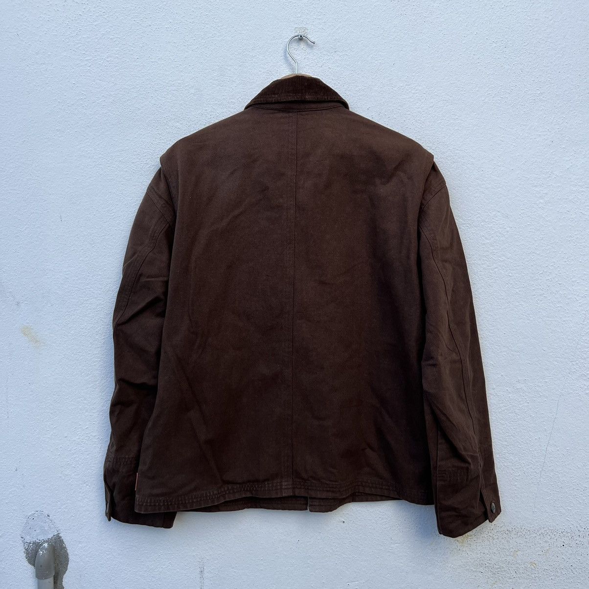 Japanese Brand VINTAGE HIKORY CHORE JACKET TRADING JAPAN Size US L / EU 52-54 / 3 - 9 Thumbnail