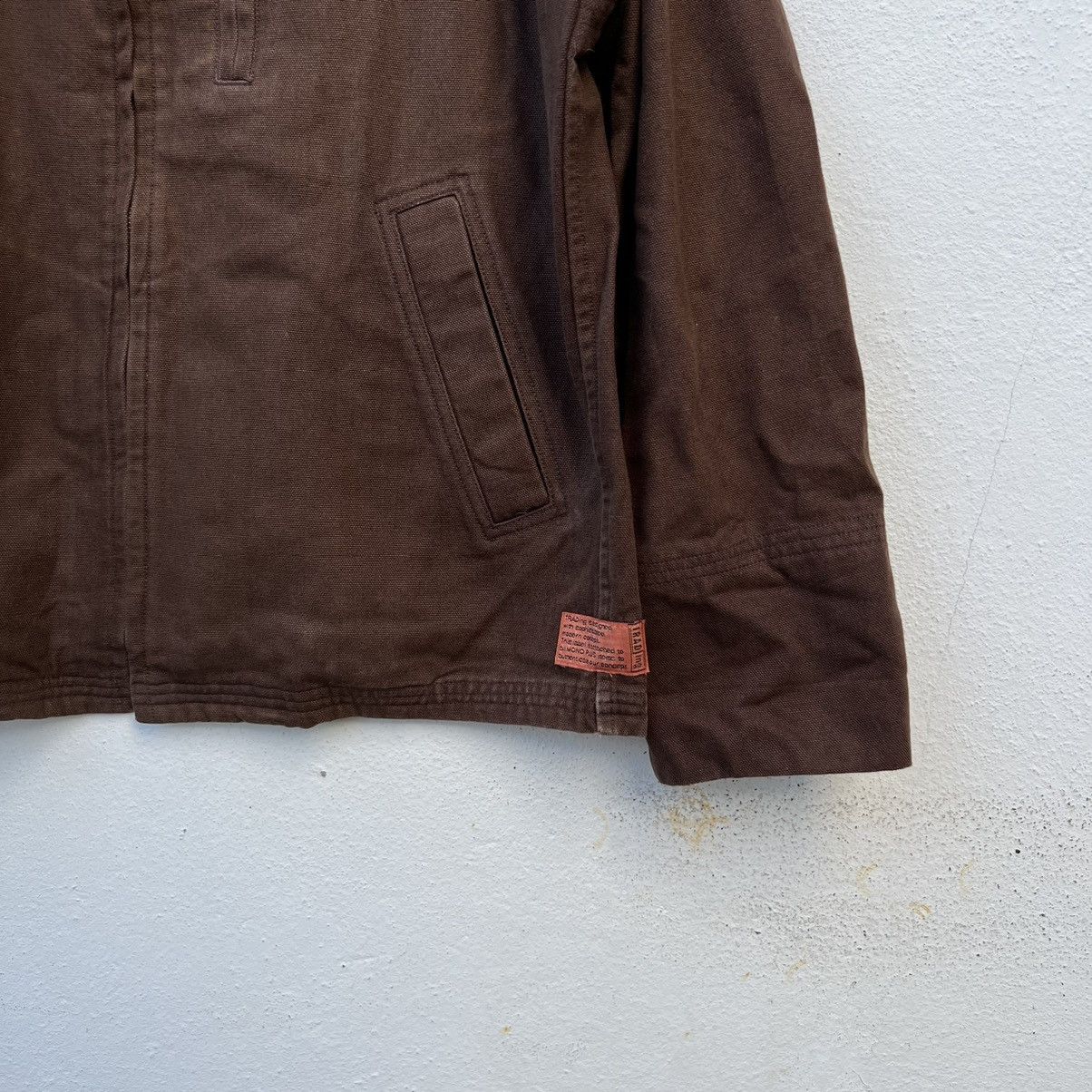 Japanese Brand VINTAGE HIKORY CHORE JACKET TRADING JAPAN Size US L / EU 52-54 / 3 - 5 Thumbnail