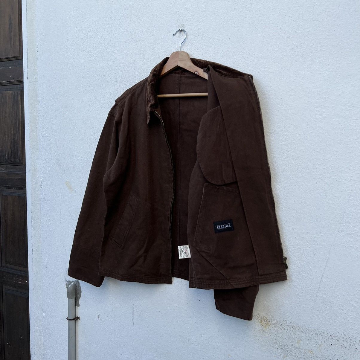 Japanese Brand VINTAGE HIKORY CHORE JACKET TRADING JAPAN Size US L / EU 52-54 / 3 - 11 Thumbnail