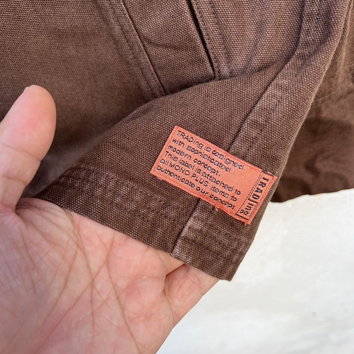Japanese Brand VINTAGE HIKORY CHORE JACKET TRADING JAPAN Size US L / EU 52-54 / 3 - 6 Thumbnail