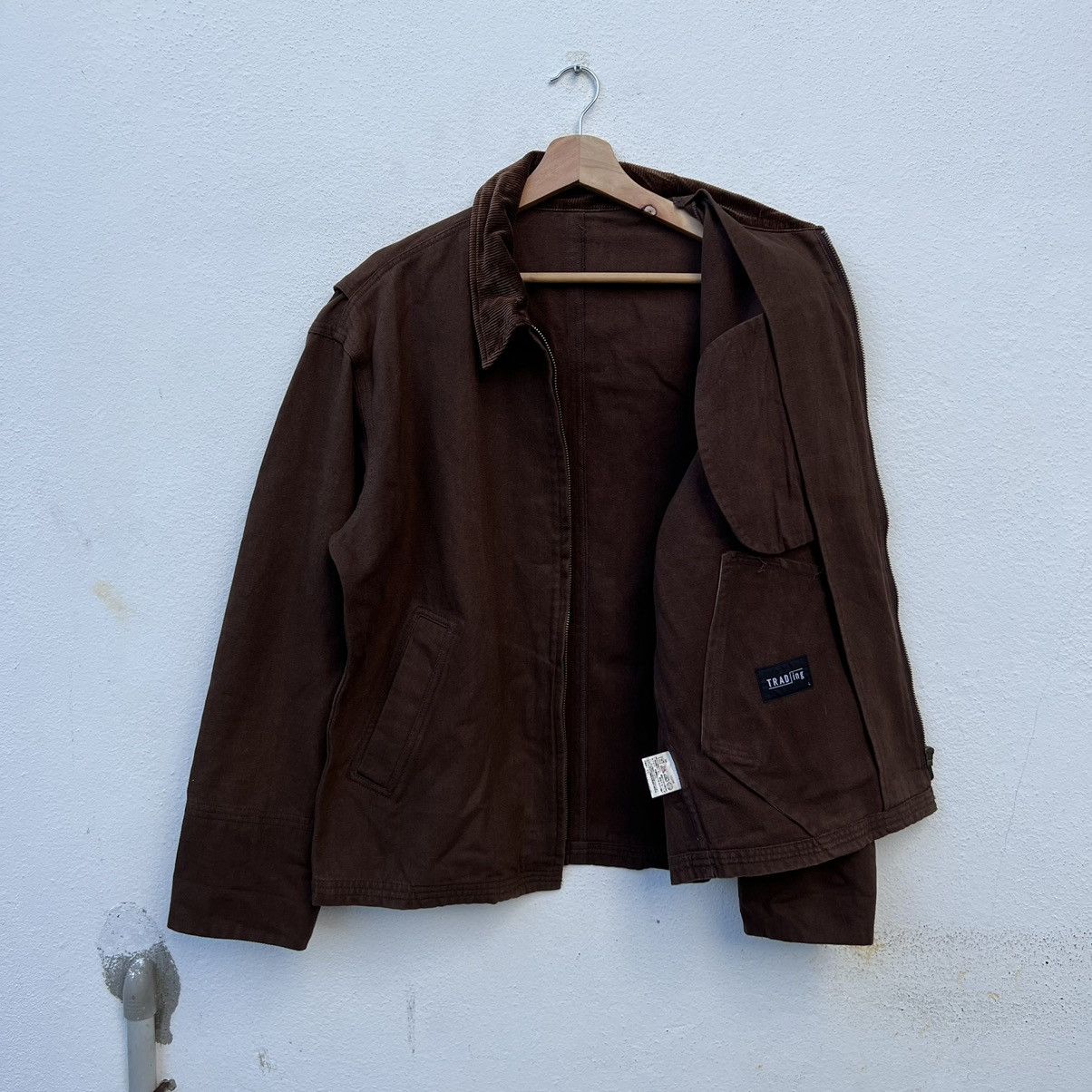 Japanese Brand VINTAGE HIKORY CHORE JACKET TRADING JAPAN Size US L / EU 52-54 / 3 - 10 Thumbnail