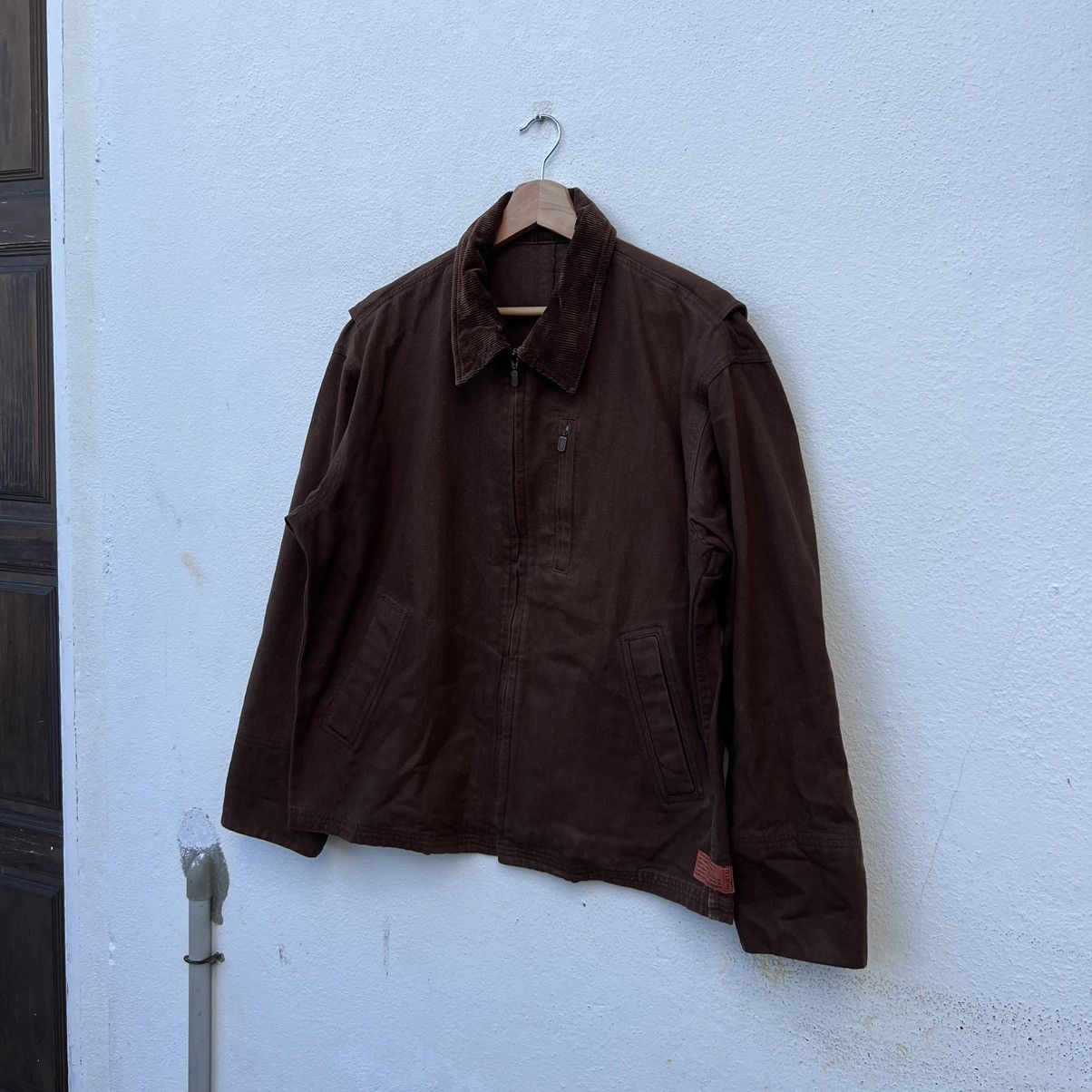 Japanese Brand VINTAGE HIKORY CHORE JACKET TRADING JAPAN Size US L / EU 52-54 / 3 - 2 Thumbnail