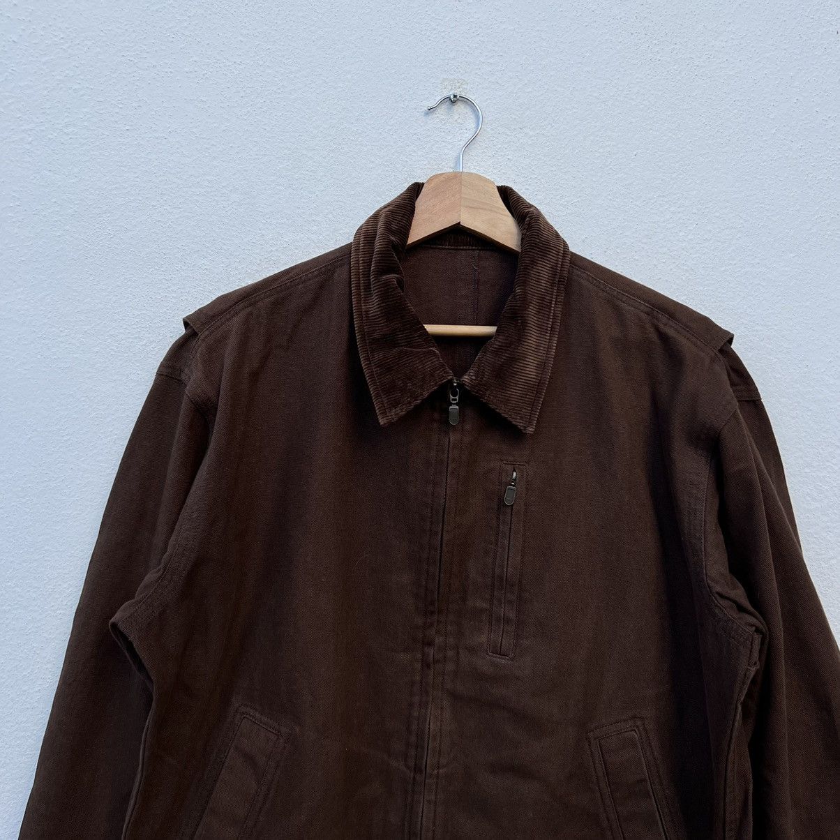 Japanese Brand VINTAGE HIKORY CHORE JACKET TRADING JAPAN Size US L / EU 52-54 / 3 - 3 Thumbnail